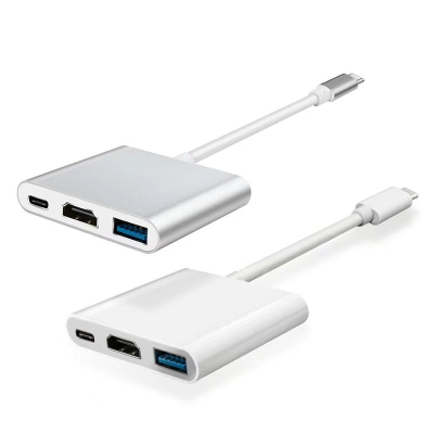 Hot USB Hub HDMI+USB3.0*1+PD*1 For Laptop Notebook
