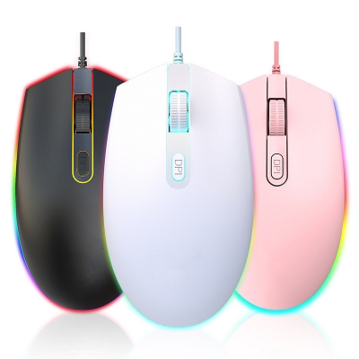 Business Gaming RGB Rainbow LED Wired Mouse Gaming Mouse for Laptop PC