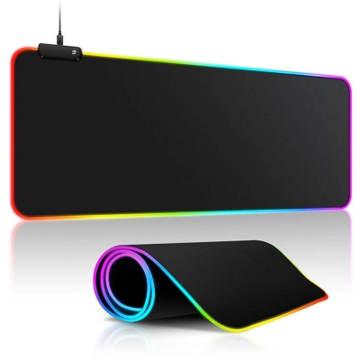 800*300mm Personalized Sublimation Customized Logo RGB Lightening Mouse Pad Gaming Mousepad Anime Mouse Pad